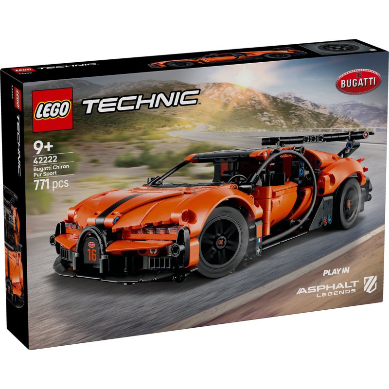 LEGO Technic - 42222 Bugatti Chiron Pur Sport hypercar