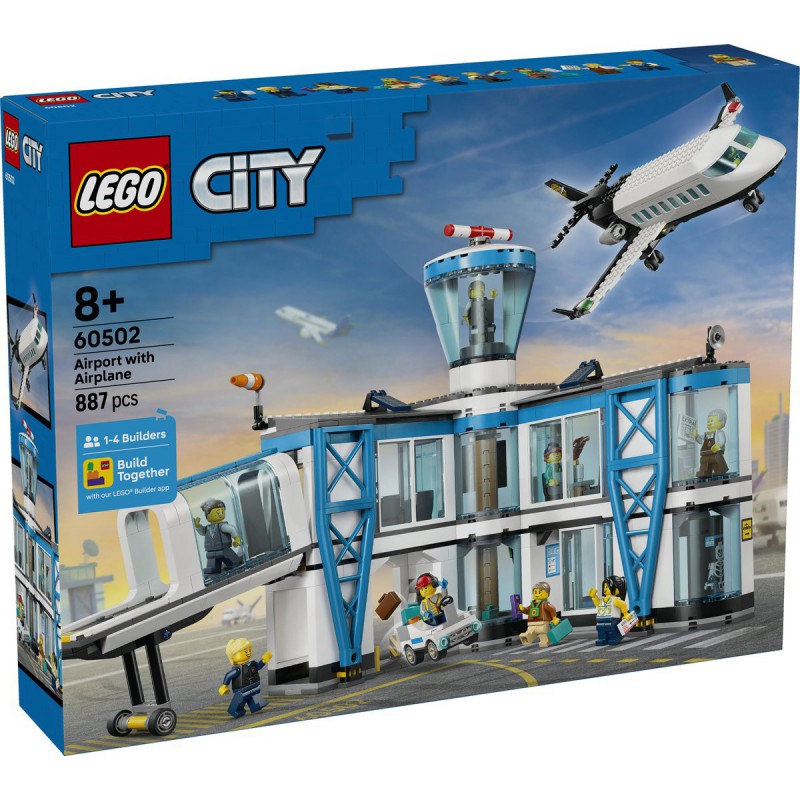 LEGO City - 60502 Luchthaven met vliegtuig