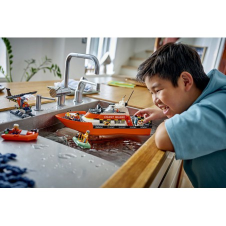 LEGO City - 60504 Reddingsboot en helikopter