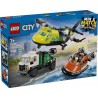 LEGO City - 60505 Vliegtuig, servicewagen en hovercraft