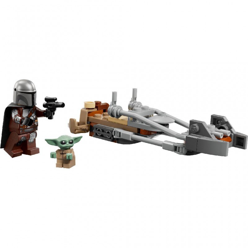 LEGO STAR WARS - 75436 De Mandalorian en Grogu's speederbike
