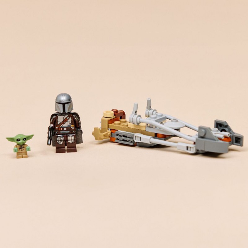 LEGO STAR WARS - 75436 De Mandalorian en Grogu's speederbike