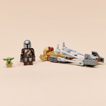 LEGO STAR WARS - 75436 De Mandalorian en Grogu's speederbike