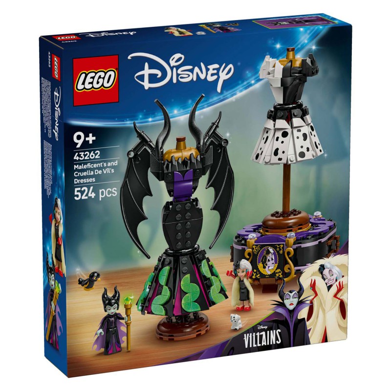 LEGO DISNEY - 43262 Jurken van Maleficent en Cruella