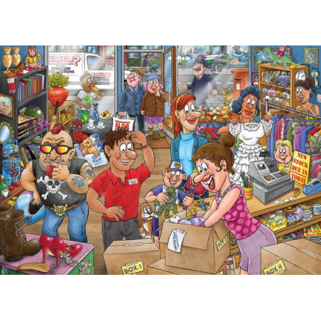 Wasgij Mystery 29, Donatiedebacle! 1000stukjes puzzel