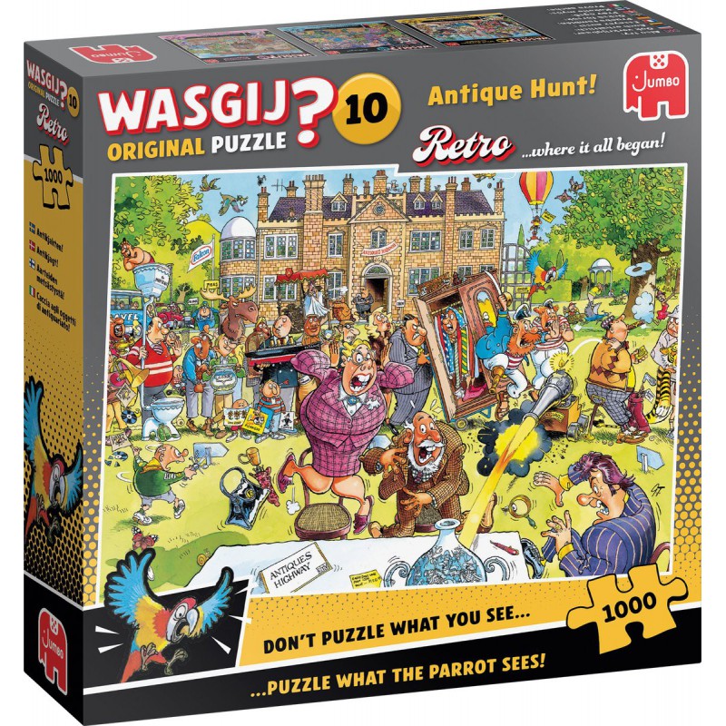 Wasgij Retro Original 10, Antiekjacht, 1000 stukjes Jumbo