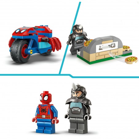 LEGO MARVEL - 11206 Spidey op zijn motor vs Rhino