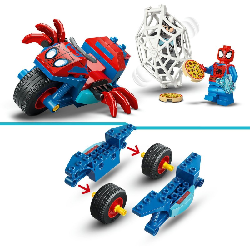 LEGO MARVEL - 11206 Spidey op zijn motor vs Rhino