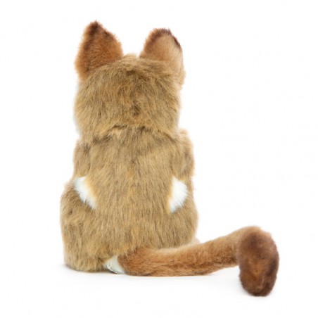 Lichtbruin Spookdiertje met draaiend hoofd, 15cm - Hansa Creation