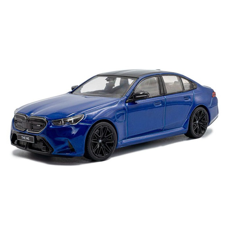 BMW M5 (G90) sedan '24, blauw (Marina Bay Blue) - 1:43 - Solido