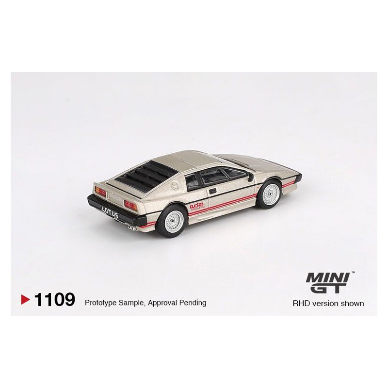 Lotus Esprit Turbo '80, zilver metallic (1109) (blister verpakking)