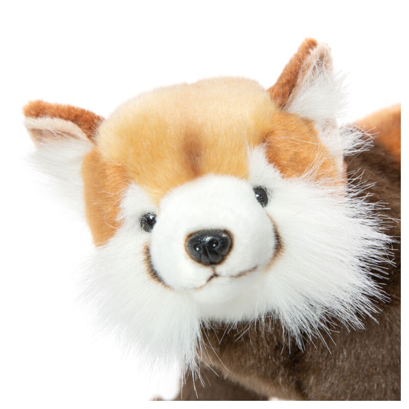 Roodbruine kleine Panda staand, 32cm - Hansa Creation