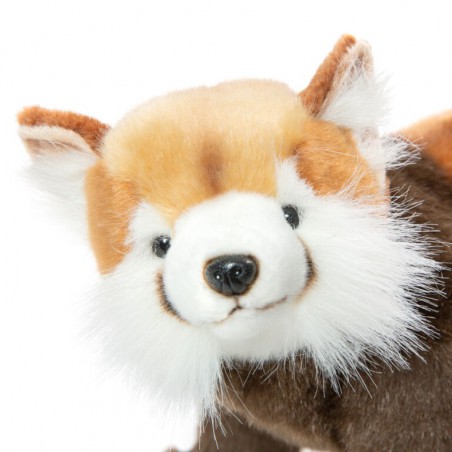 Roodbruine kleine Panda staand, 32cm - Hansa Creation