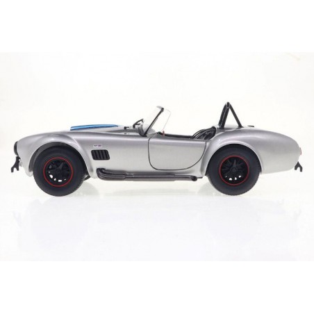 Shelby Cobra 427 MKII Solido Works M racing '65, zilver - 1:18 - Solido