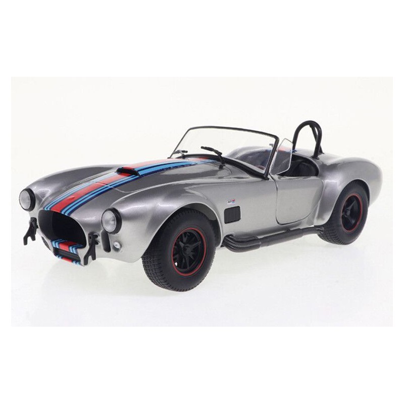 Shelby Cobra 427 MKII Solido Works M racing '65, zilver - 1:18 - Solido
