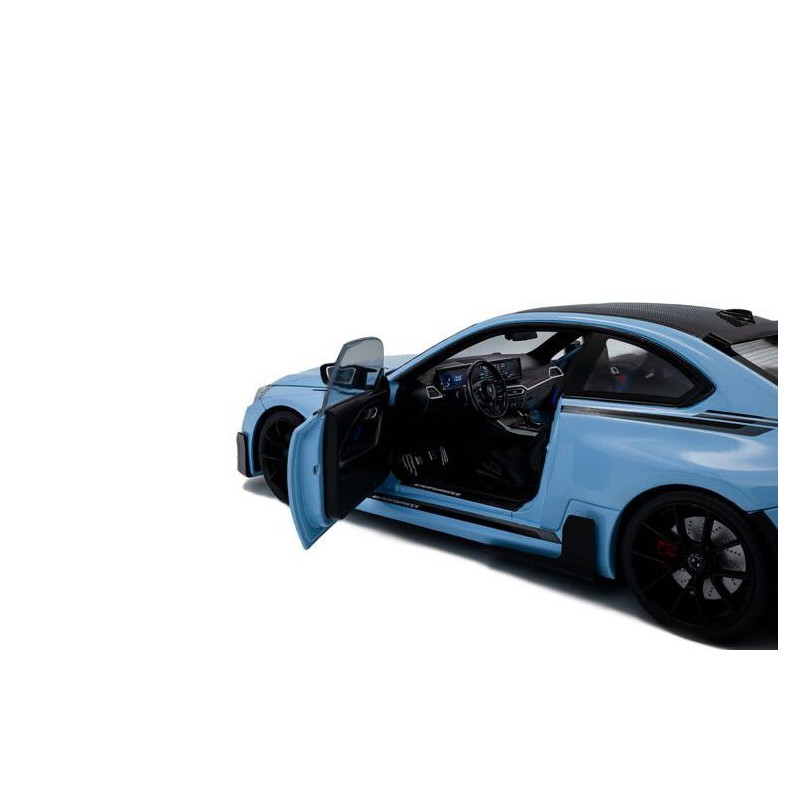 BMW M2 (G87) Performance '24, blauw (Zandvoort blue) - 1:18 - Solido