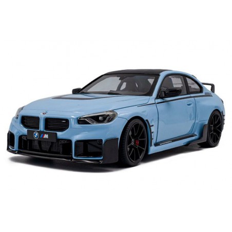 BMW M2 (G87) Performance '24, blauw (Zandvoort blue) - 1:18 - Solido