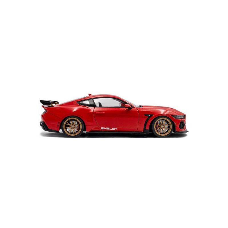 Shelby Mustang Super Snake '25, rood (Race red) - 1:18 - Solido