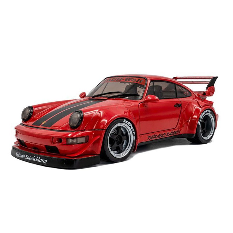 Porsche 911 RWB Bodykit Taikano Kaishin '24, rood - 1:18 - Solido