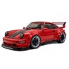 Porsche 911 RWB Bodykit Taikano Kaishin '24, rood - 1:18 - Solido