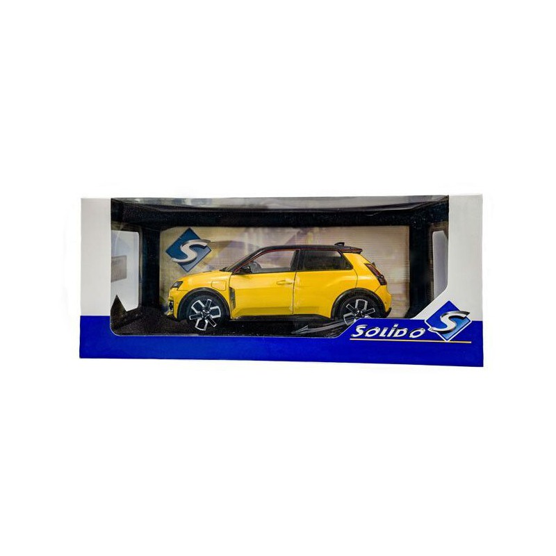 Renault 5 E-Tech '24, geel - 1:18 - Solido