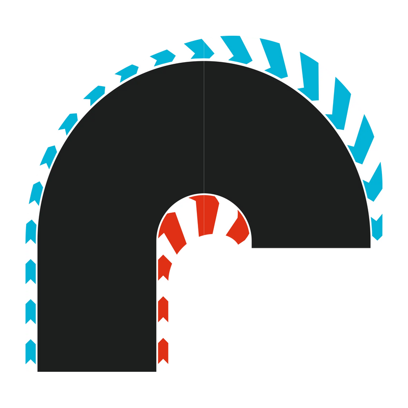 Carrera Hybrid, Haarspeld Bochten 180 graden