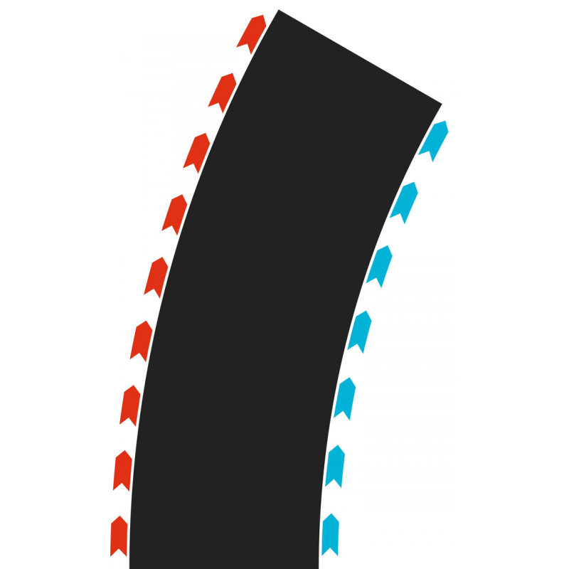 Carrera Hybrid, Bochten 30 graden