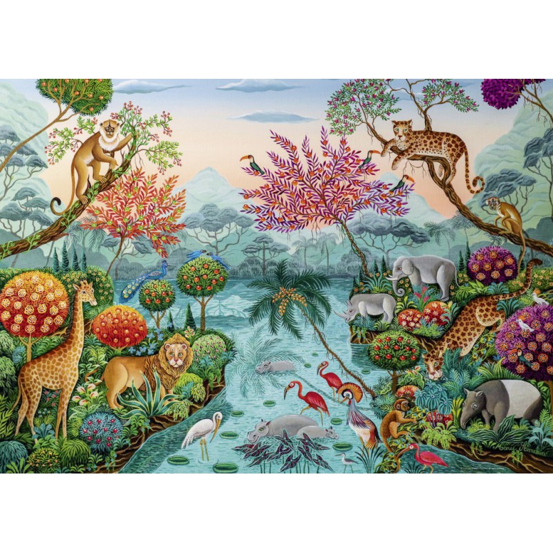 Exotic Garden, Lagoon Paradise Heye 1000 stukjes