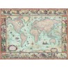 Willem Blaeu World wereldkaart Heye puzzel 1500 stukjes