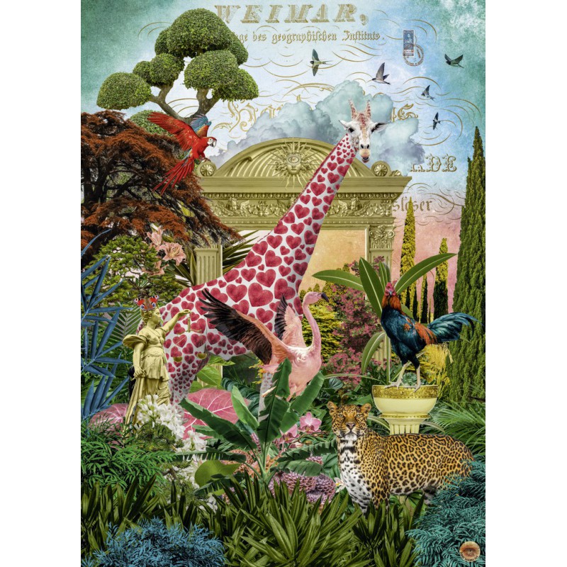 Giraffolove fauna fantasies Heye Puzzel 1000 stukjes
