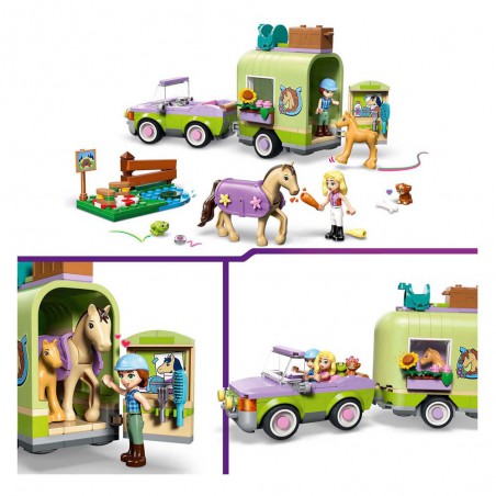 LEGO FRIENDS - 42695 Trailer met paard en veulen