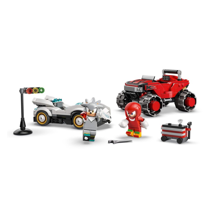 LEGO Sonic the Hedgehog - 77118 Silvers auto vs Knuckles' monstertruck