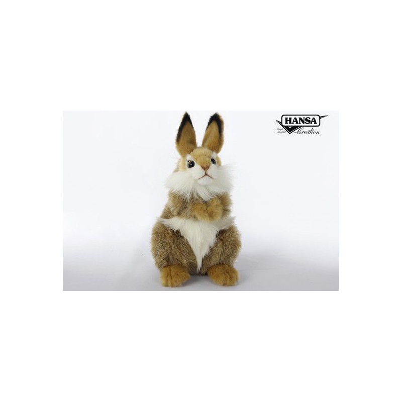 Beige / Wit konijn, 24cm - Hansa Creation