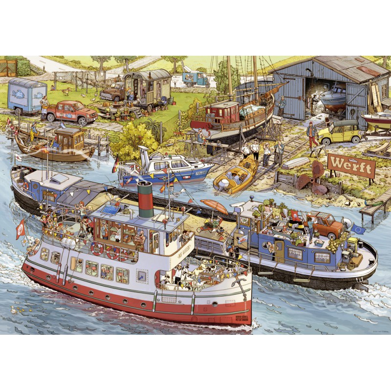 Boatyard Heye puzzel 1000 stukjes