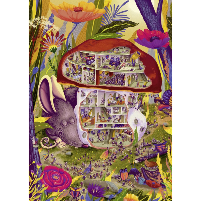 Living mushroom Heye puzzel 1000 stukjes