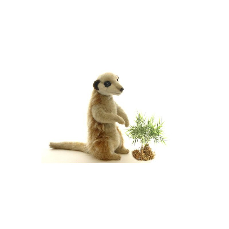 Beige Stokstaartje zittend, 26 cm - Hansa Creation