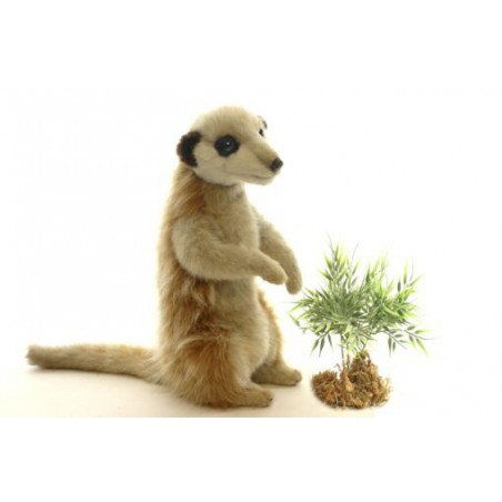 Beige Stokstaartje zittend, 26 cm - Hansa Creation