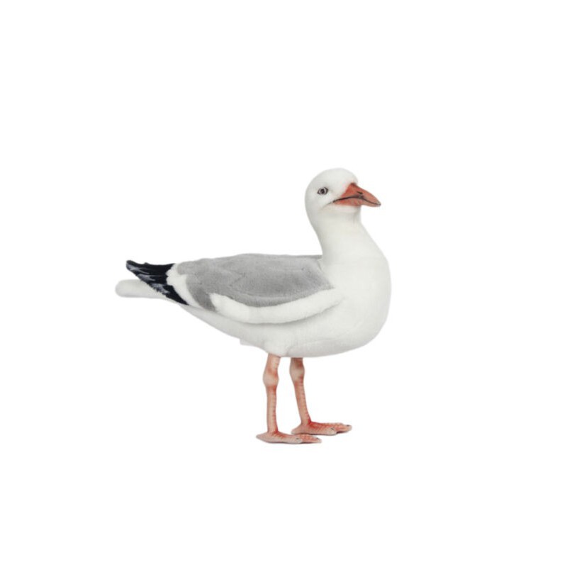 Witte Zilvermeeuw vogel, 36 cm - Hansa Creation