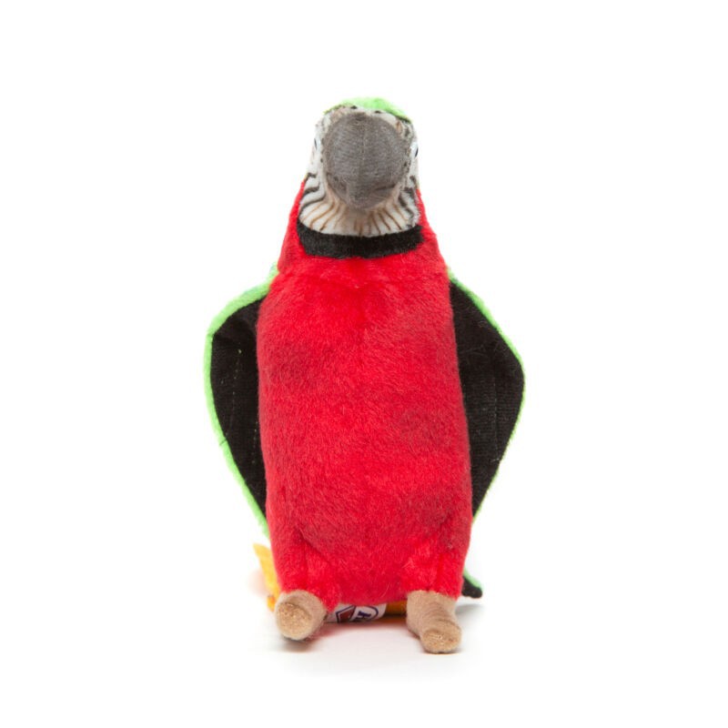 Groen/rode Papegaai, 37 cm - Hansa Creation