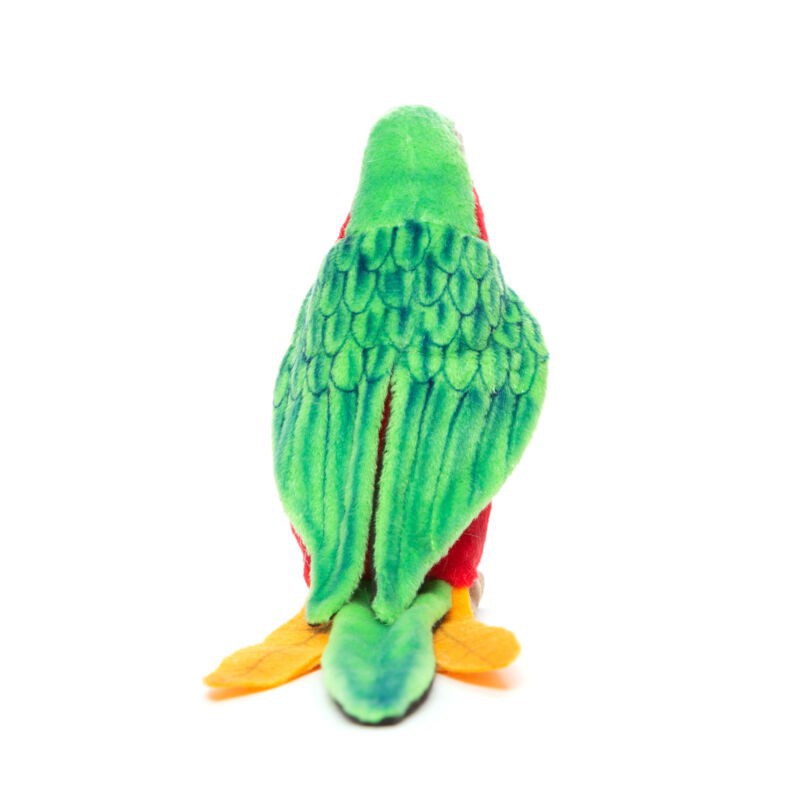 Groen/rode Papegaai, 37 cm - Hansa Creation