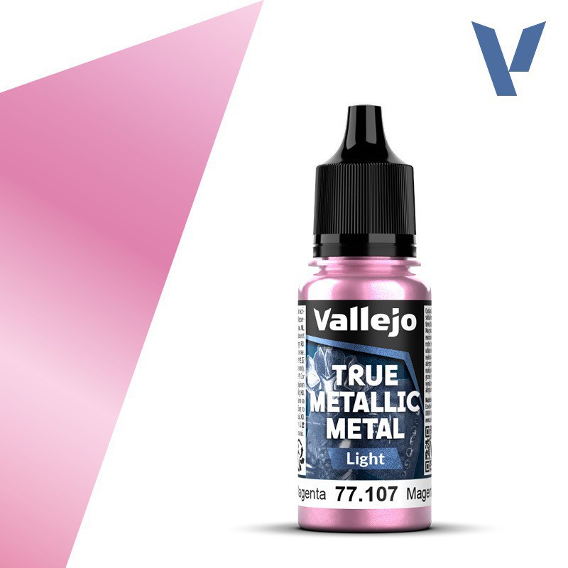 Vallejo, Crimson Magenta (Light) - 18ml - True Metallic Metal