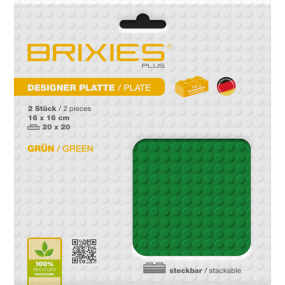 Brixies - Grondplaat Groen 2st. 20x20