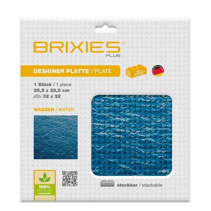 Brixies - Grondplaat Water 32x32
