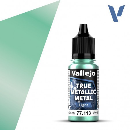 Vallejo, Beetle Green (Light) - 18ml - True Metallic Metal