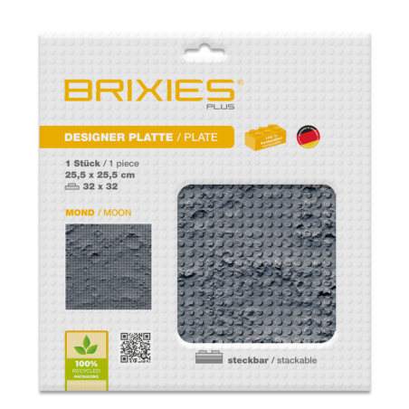 Brixies - Grondplaat Maan 32x32