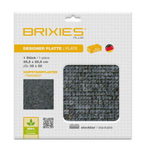 Brixies - Grondplaat Straatstenen 32x32