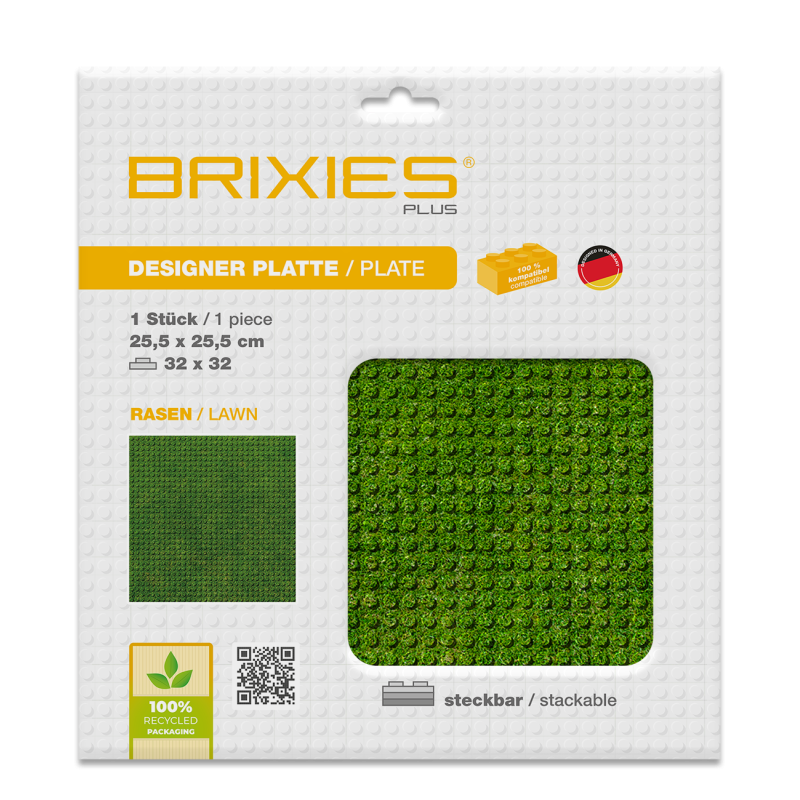 Brixies - Grondplaat Gras 32x32