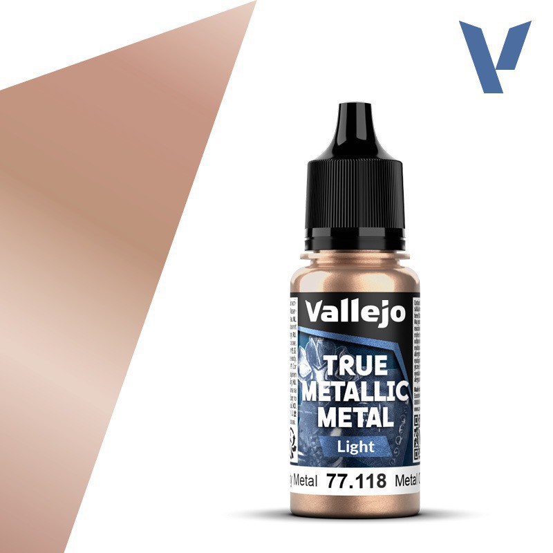 Vallejo, Rusty Metal (Light) - 18ml - True Metallic Metal