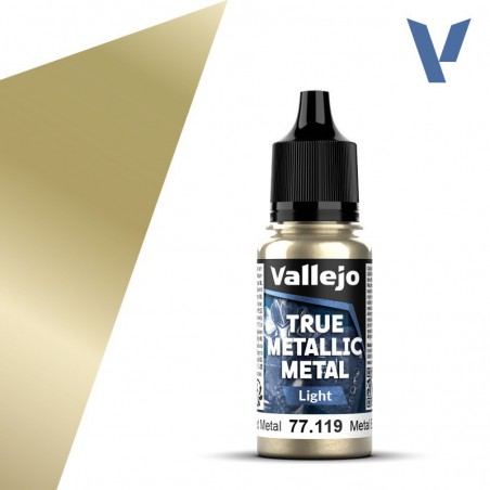 Vallejo, Aged Metal (Light) - 18ml - True Metallic Metal