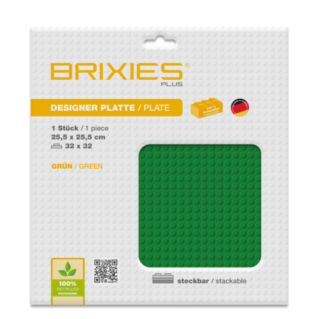 Brixies - Grondplaat Groen 32x32
